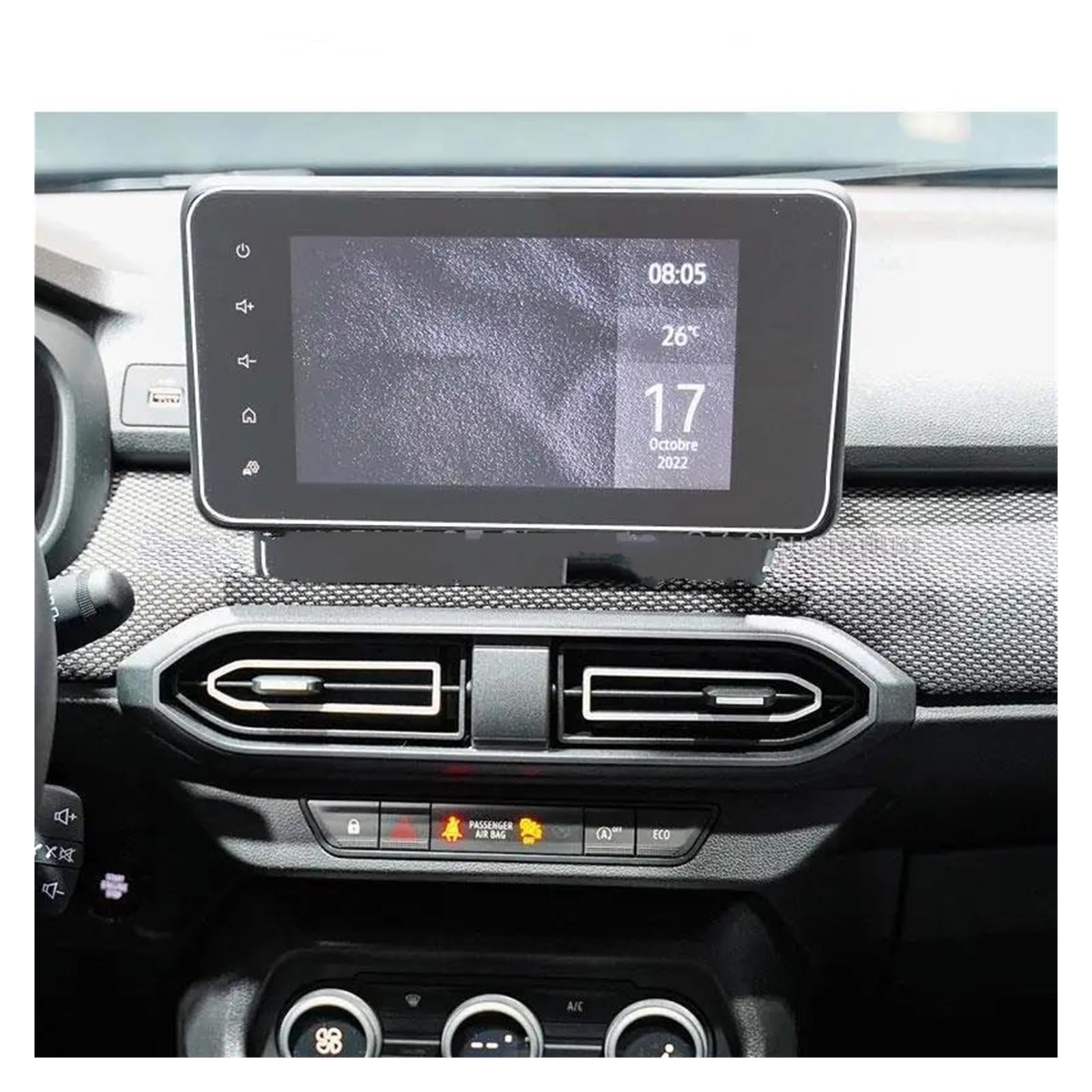 Auto Navi Folie Für Dacia Für Jogger 2022 8 Zoll Auto Infotainment Radio GPS Navigation Display Screen Protector TPU Schutz Film Auto Displayschutzfolie von kjjukrhfs