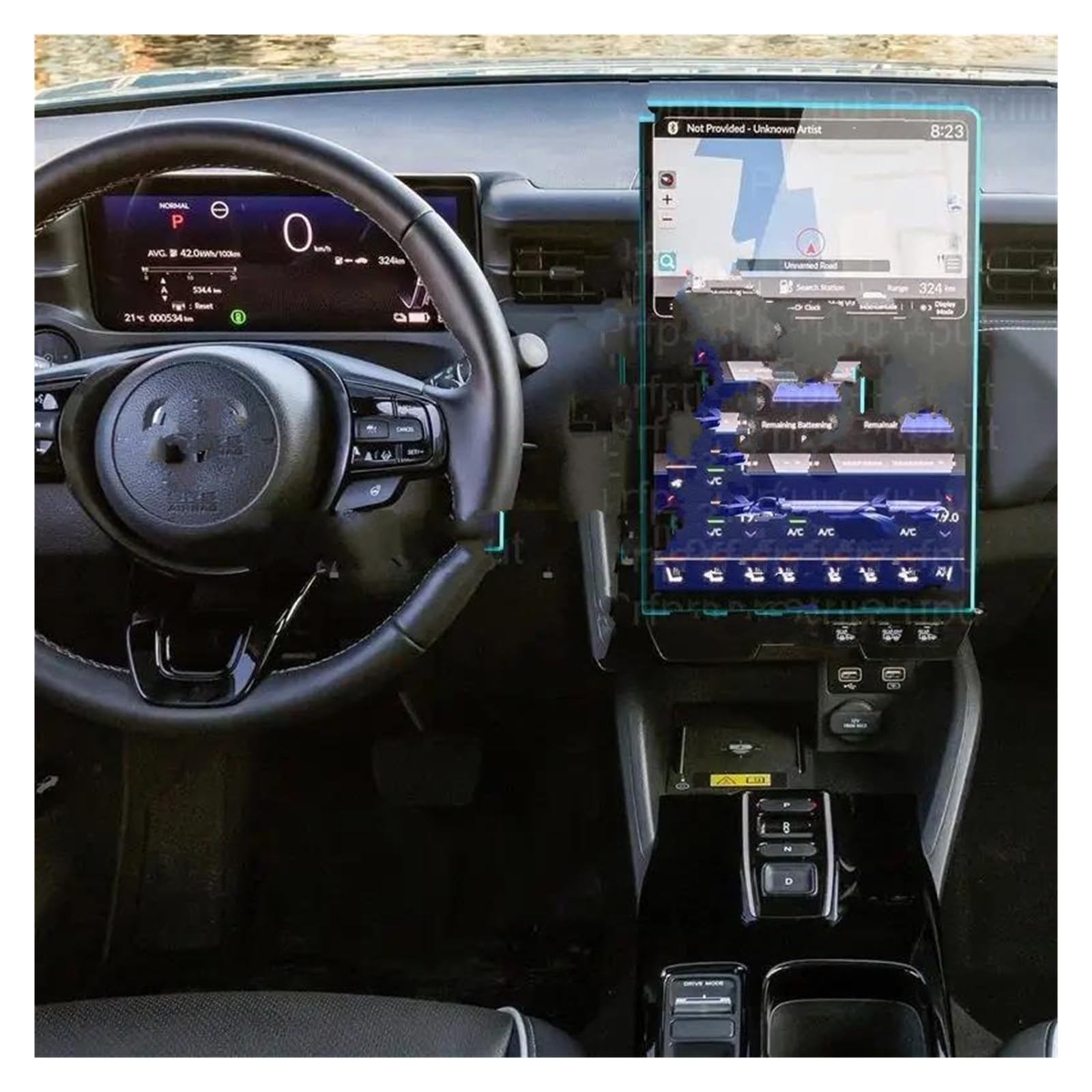 Auto Navi Folie Für E.Ny1 2023 2024 15,1 Zoll Auto Infotainment GPS Navigation Displayschutzfolie Displayschutzfolie Aus Gehärtetem Glas Auto Displayschutzfolie von kjjukrhfs