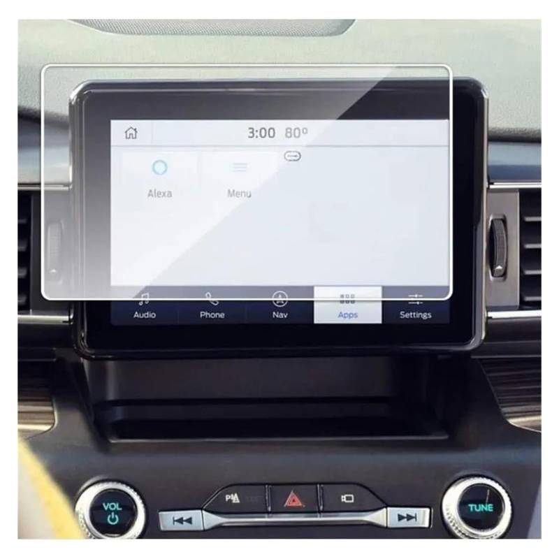 Auto Navi Folie Für Ford Für Explorer SYNC 3 2021 LCD Zentrum Bildschirm PET Display-schutzfolie 8 Zoll Auto GPS Navigation Schutz Film Auto Displayschutzfolie von kjjukrhfs