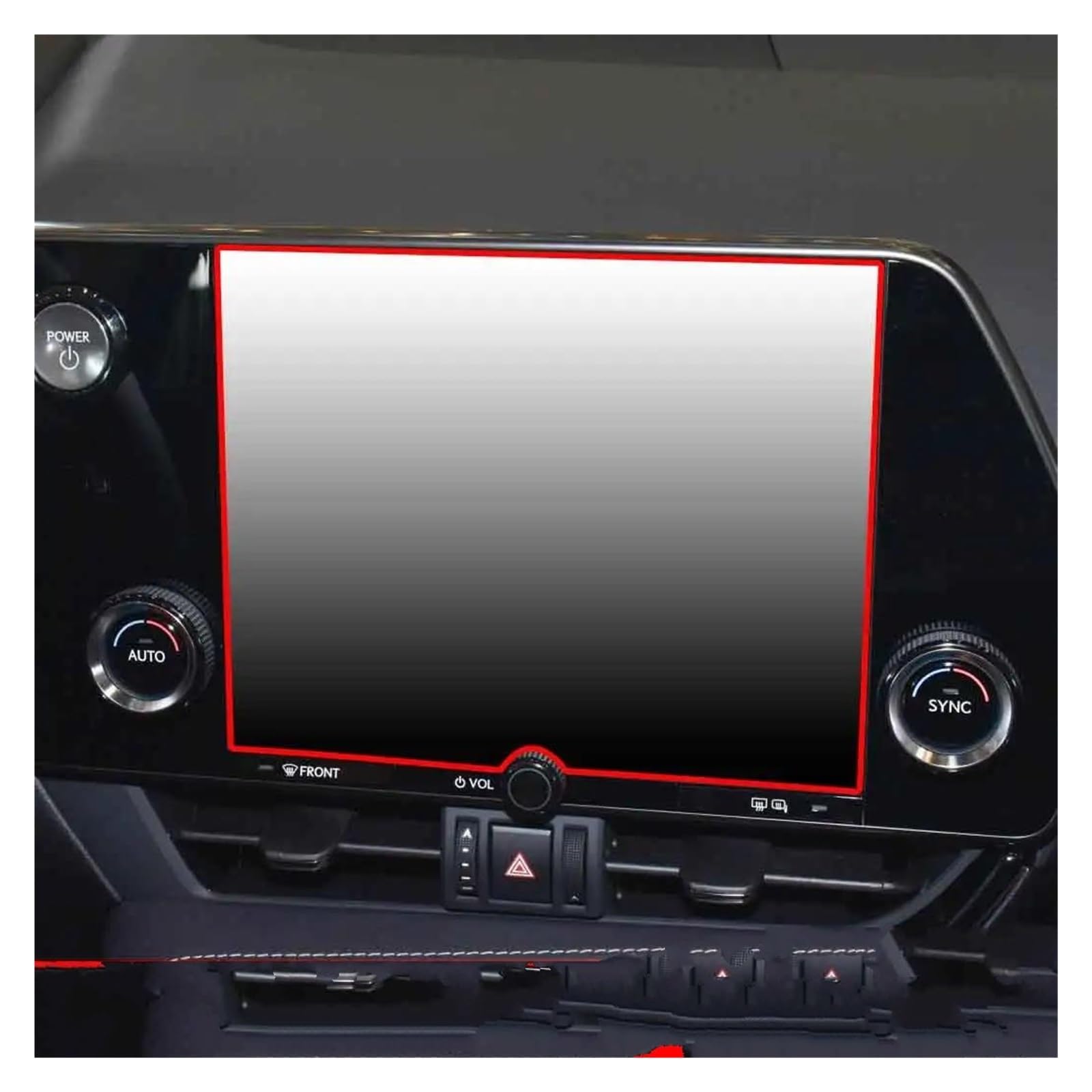 Auto Navi Folie Für Lexus NX NX450H NX350 NX250 NX350H 2022 Auto Radio GPS Auto Infotainment Bildschirm Aufkleber Gehärtetem Glas Film Schutz Auto Displayschutzfolie(GPS 9.8 inch) von kjjukrhfs