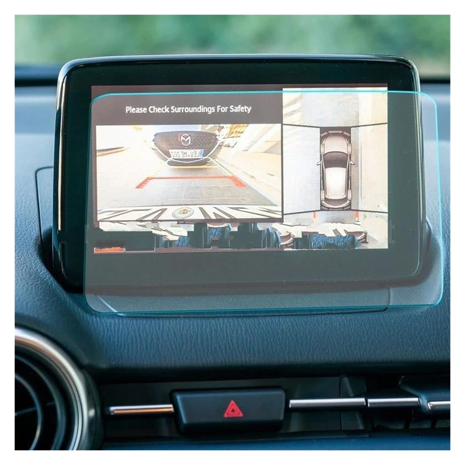 Auto Navi Folie Für Mazda 2 2020 Autoradio-Navigationsdisplay Aus Gehärtetem Glas Auto Displayschutzfolie von kjjukrhfs