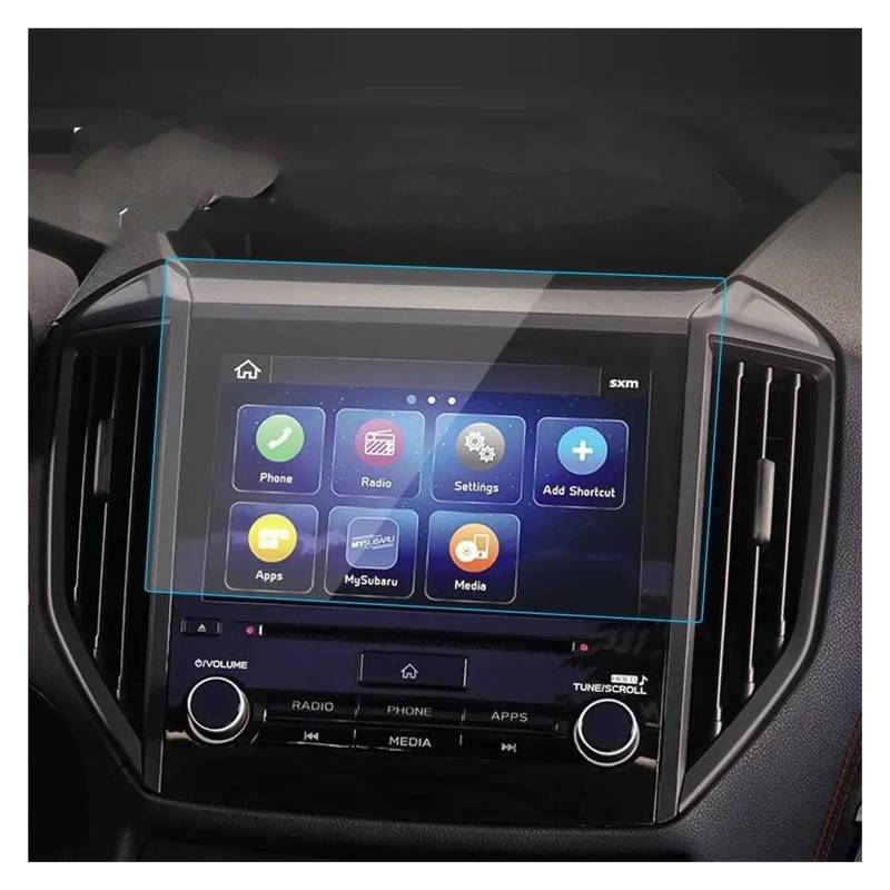 Auto Navi Folie Für Subaru Für Crosstrek 2021-2024 11,6 Zoll Displayschutzfolie Navigator Schutz Gehärtetes Glas Schutzfolie Auto Aufkleber Zubehör Auto Displayschutzfolie(21-23 Blue) von kjjukrhfs