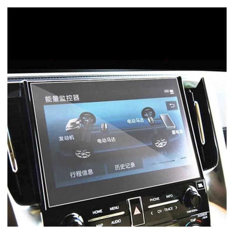 Auto Navi Folie Für Toyota Für Alphard Für Vellfire 2015-2020 Auto GPS Navigation Bildschirm Film 9H Anti-Scratch Gehärtetem Glas Film Auto Displayschutzfolie(for 10.1 inch) von kjjukrhfs