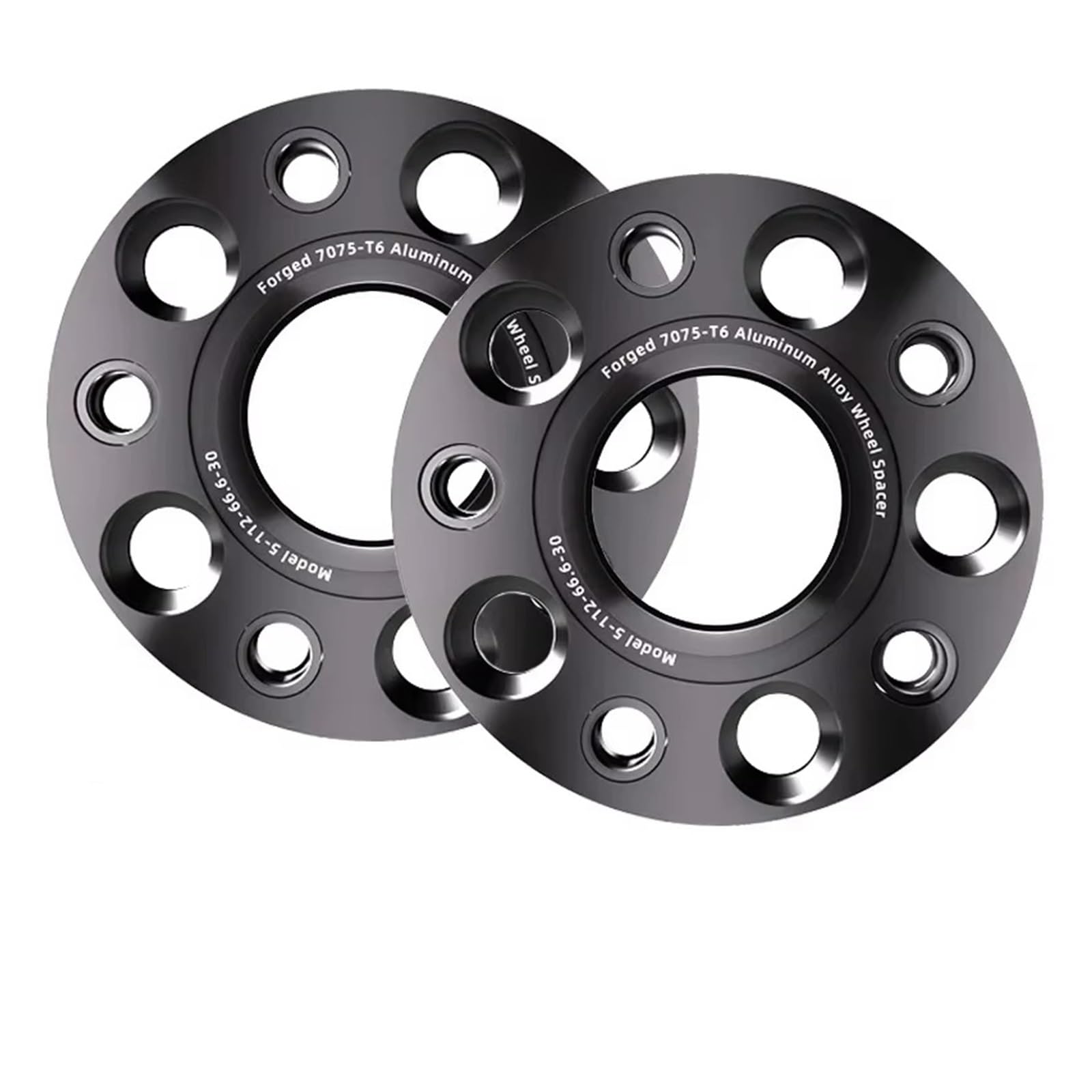 Distanzscheibe Räder 4 Stück 30 Mm 6x130-84.1 T6-7075 Eingebettete Spurverbreiterungen 20 Schwarze Schrauben Wheel Spacers Hinten von kjjukrhfs