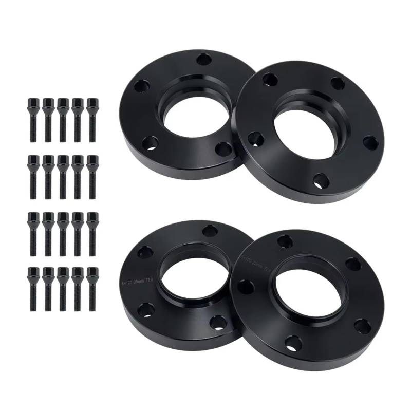 Distanzscheibe Räder Für 3er Für E-Serie 4 Stück Spurverbreiterungen Schwarz Versetzt 15 Mm + 20 Mm Und Schrauben Wheel Spacers Hinten von kjjukrhfs