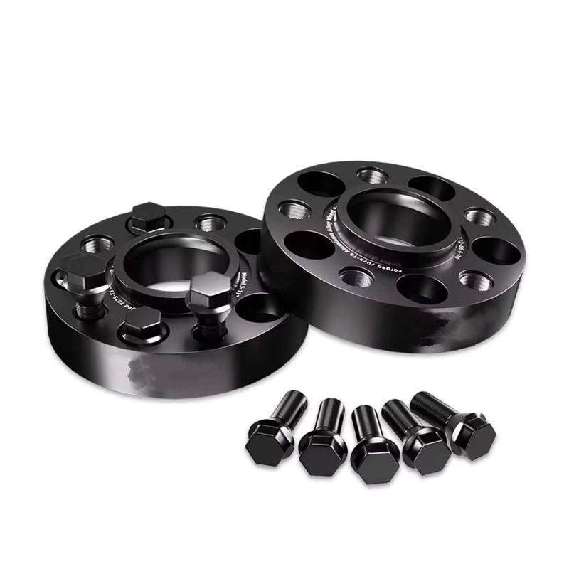 Distanzscheibe Räder Für E-tron Für GT Für Q7 2005-2014 2PCS 25mm 5x130 71.6 M14 X 1.5 Flansch Platte Spurverbreiterungen Aluminium Legierung Adapter Wheel Spacers Hinten von kjjukrhfs