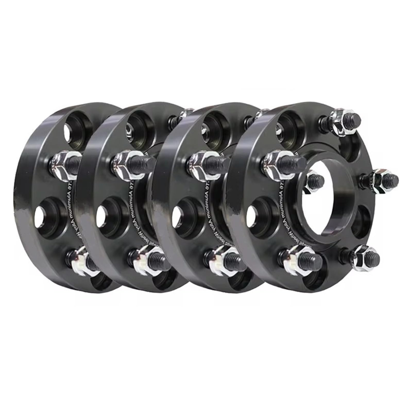 Distanzscheibe Räder Für MG Für ZST Für Astor 4 Stück Schwarz 7075 Spurverbreiterungsadapter PCD 5x100-57.1 M14X1.5 Wheel Spacers Hinten(4piece 20mm(7075)) von kjjukrhfs