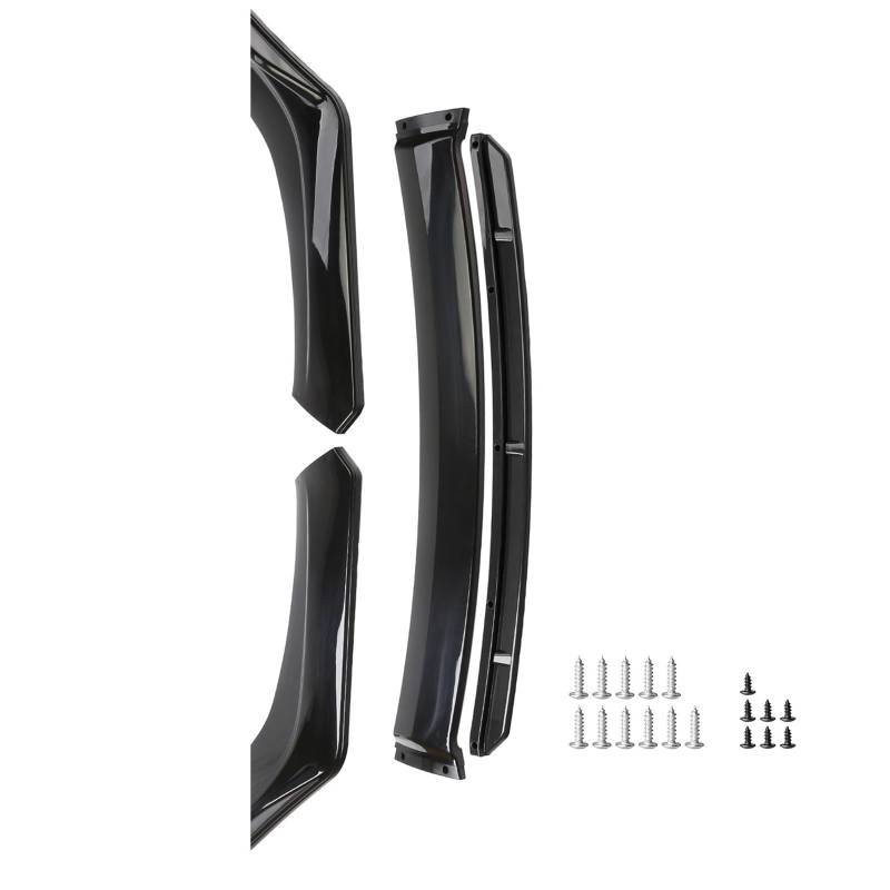 kokdid Auto Frontschaufel Stoßstange Lippe Splitter Separator Spoiler Diffusor 4 Stück Einstellbare Schutz für alle Fahrzeugmodelle von kokdid