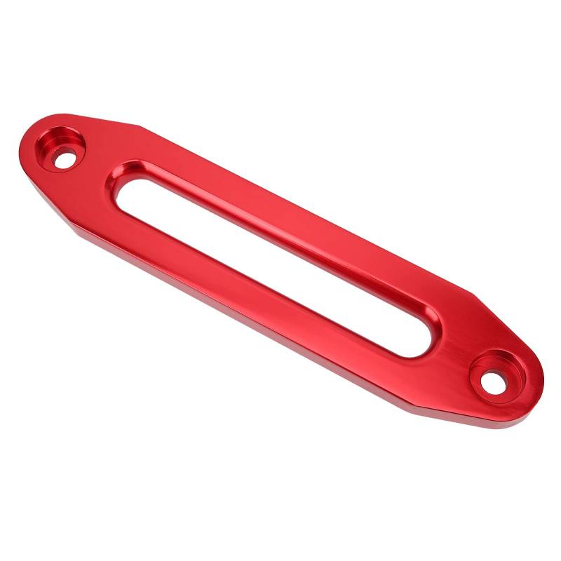 koloys Auto Hawse Winches Fairlead 10 Zoll Heavy Duty Fairlead für Winden 8000 bis 15000 Pfund Tragfähigkeit Off-Road-Zubehör für synthetischen Seilschutz und Leistung (A(red)) von koloys