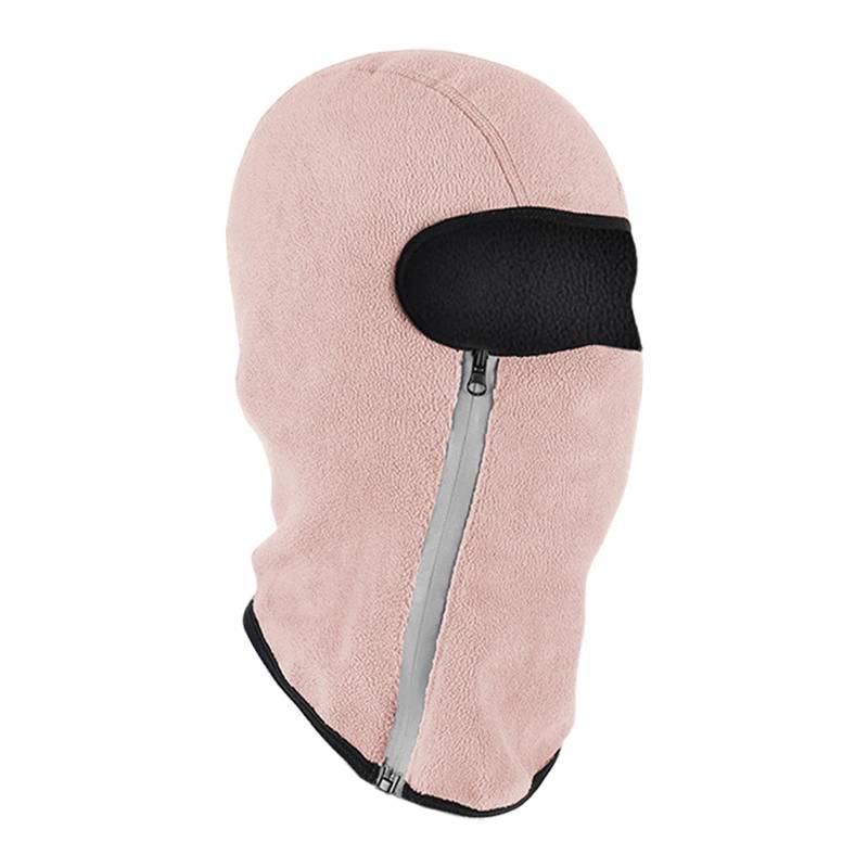 kowaku , Gesichtsmaske, Skimaske, Winddichte Kapuze, Thermokappe, atmungsaktiv, hält warm, vollständige Gesichtsabdeckung zum, Rosa von kowaku