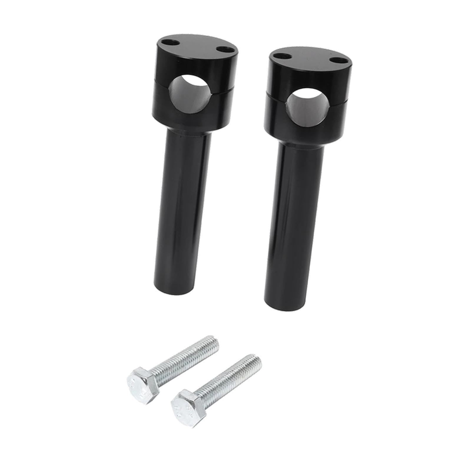 kowaku 2Pcs Lenker Riser Griff Bar Riser Motorrad Spacer Erhöhen Adapter Lenker Spacer, Schwarz von kowaku