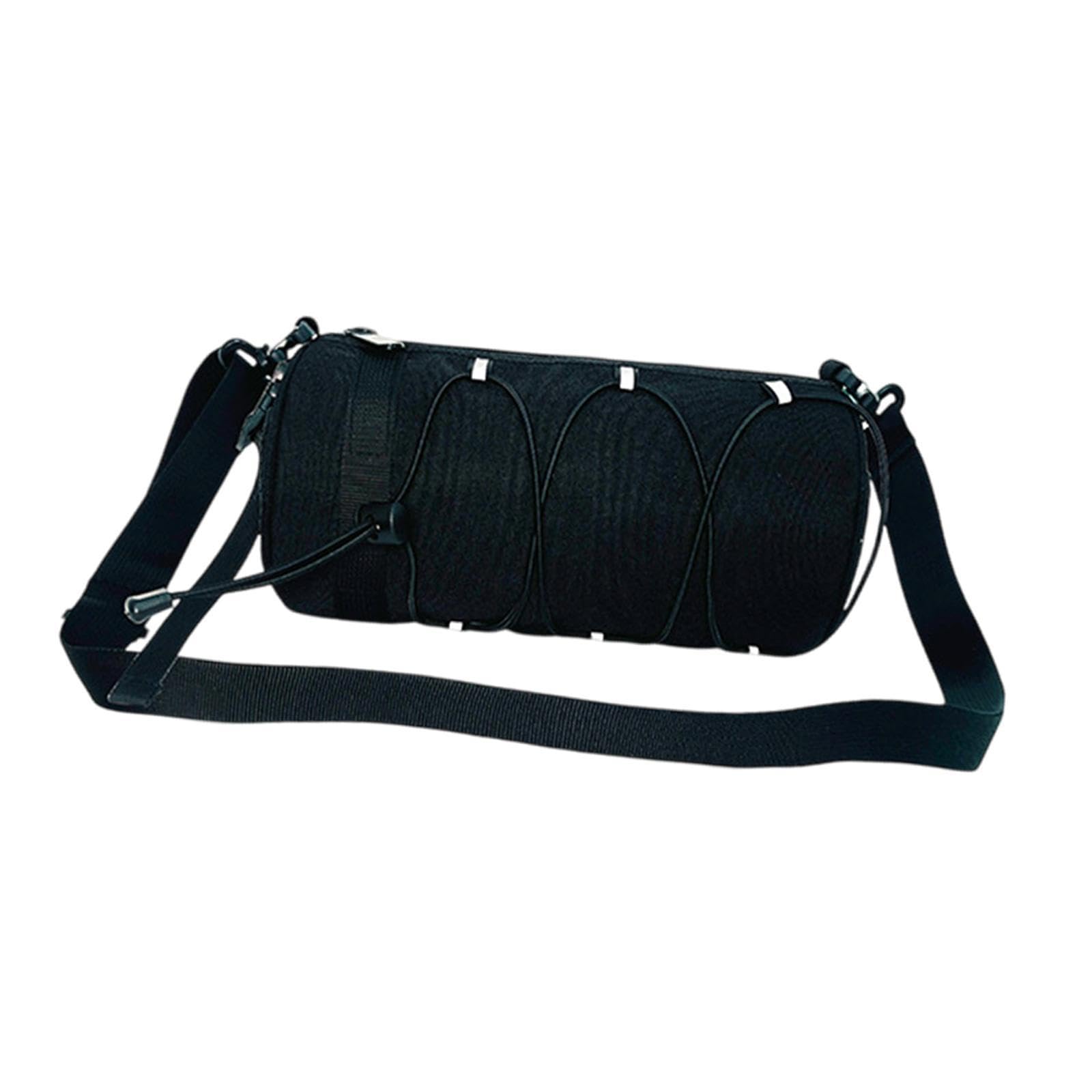 kowaku Fahrrad-Lenkertasche, Rahmentasche, reißfeste Nylon-Fahrradtasche, Fahrrad-Front-Aufbewahrungstasche für Mountain Road Fahrradfahren, Schwarz von kowaku