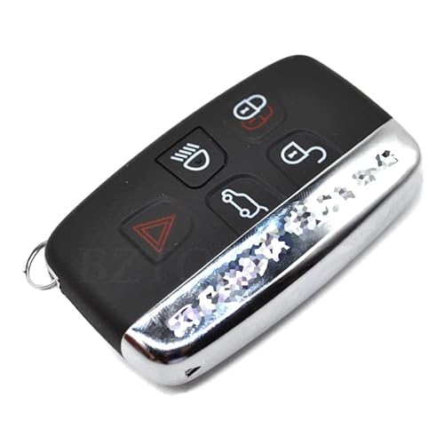 5-Tasten-Fernbedienung Autoschlüssel Shell Case Fob Smart Car Key Gehäuse Abdeckung für Land R0ver Range R0ver Discovery 4 / Freelander für Sport / Evoque von kuyuansu