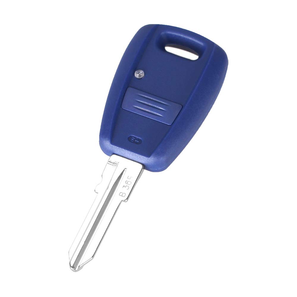 Auto Styling Remote Key Shell Gehäuse Abdeckung 1 Taste für FIAT Punto Doblo Bravo Transponder Auto Key Shell SIP22 GT15R Klinge (GT15R-Klinge) von kuyuansu