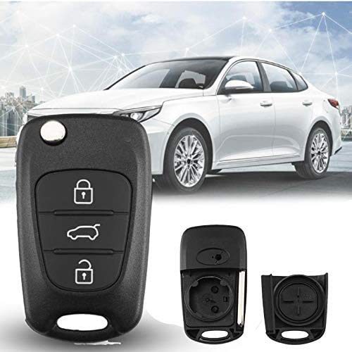 Ersatz Remote Auto Schlüsselanhänger Fall Abdeckung Shell 3 Knopf Flip Folding Key Case für 2011 2012 2013 Kia K2 K5 Rio 3 Picanto Ceed Cerato Sportage für Hyundai von kuyuansu