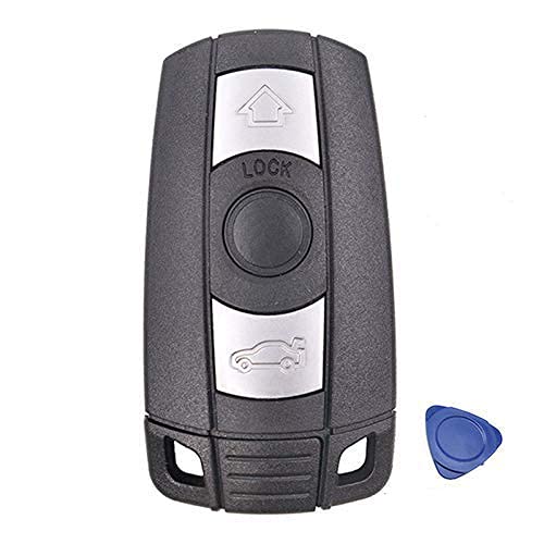 Fernbedienungsschlüsselgehäuse für BMW E61 E90 E82 E70 E71 E87 E88 E89 X5 X6 Für 1 3 5 6er Ersatz 3-Tasten Smart Car Key Case Cover von kuyuansu