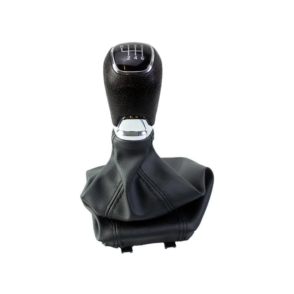 Schalthebel 5/6-Gang-Schaltknauf Schalthebelmanschette Manschette Für Skoda Octavia A7 MK3 (2014–2017)(6-Speed) von lEUCN