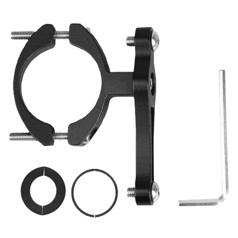 Flaschenhalter Adapter Fahrrad, Universal MTB Ersatz Flasche Halterung, Halterung für Wasserflasche Cage, Seat Post Lenkerhalterung (Schwarz) von lafomukea