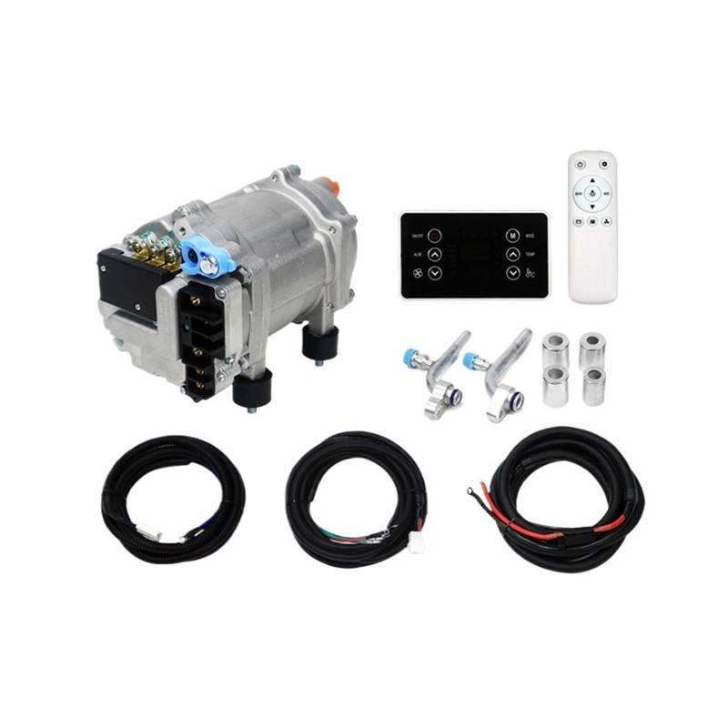 Camper Rv Truck Auto Elektrische Klimaanlage Kompressor Conversion Reparatur Ersatz Kit 12v 650w Kühlleistung 2200w(Set C 850W 24V) von laiyonggr