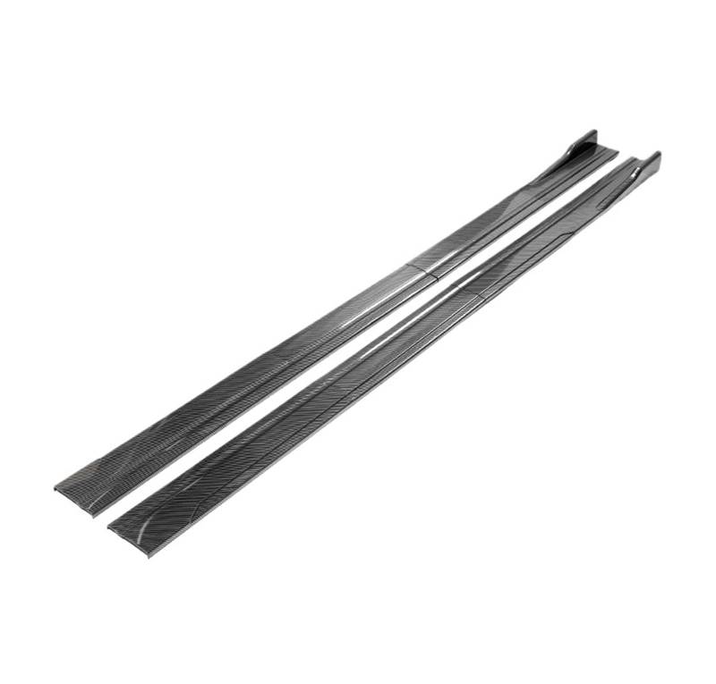 laiyonggr 8 STÜCKE 2 m/2,2 m Universal Seitenschwellerverlängerung Kipphebellippe Trennstoßstange Kompatibel for Changan(Carbon Fiber-2.18m) von laiyonggr