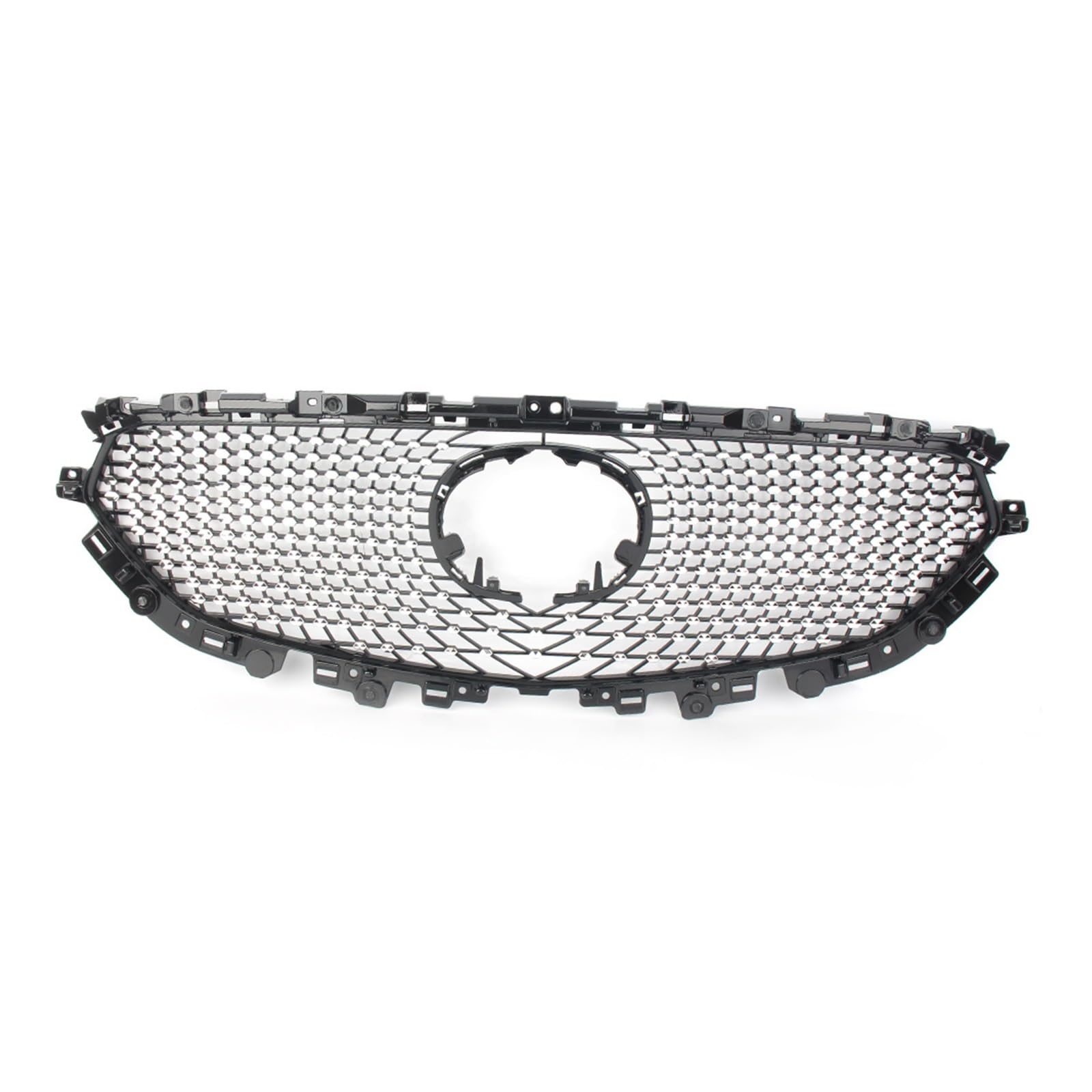 laiyonggr ABS Auto Racing Kühlergrill Frontstoßstange Mesh Grill kompatibel for Mazda CX-8 CX-5 KE KF 2017 2018 2019 2020 2021 CX5 CX8 17 18 19 20 21 Schwarz von laiyonggr