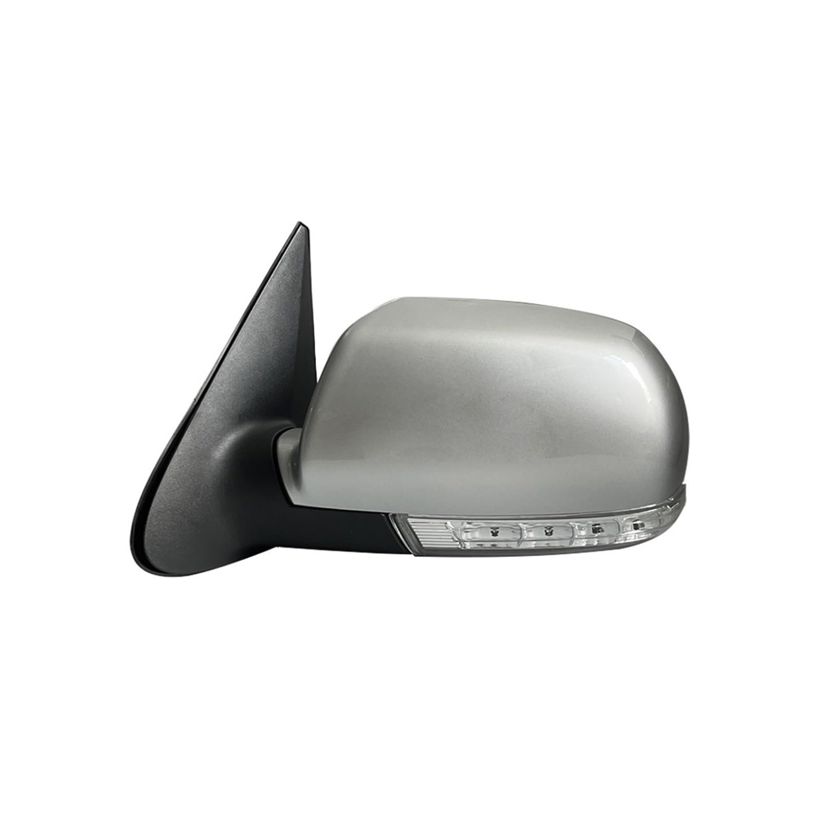 laiyonggr Auto 8 Pins Rückspiegel Montage Kompatibel for Hyundai Santa Fe 2,4 L 2,7 L 2007 2008 2009 2010 2011 2012 Elektrische Klapp Blinker(Only-Silver-Left) von laiyonggr