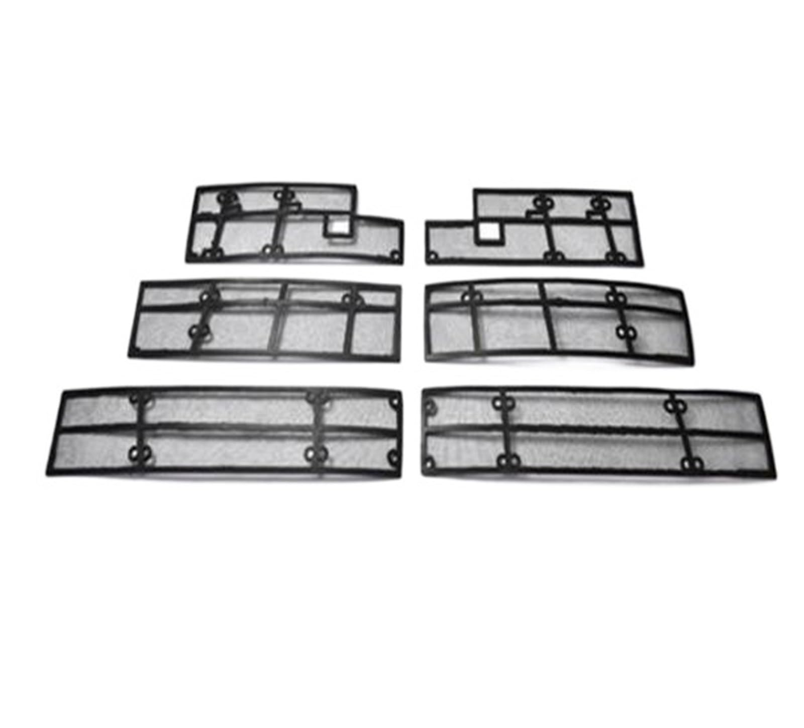 laiyonggr Auto-Aufkleber-Overlay, kompatibel for Toyota Highlander 2015–2020, Frontgrill, Motor, Wassertank, Schutznetz, Insektennetzverkleidung(2018-2019A) von laiyonggr