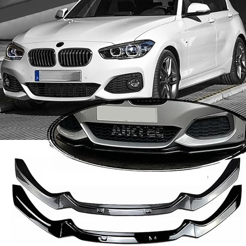 laiyonggr Auto Frontstoßstange Lippensplitter Diffusor Lip Body Kit Spoiler Stoßstange kompatibel for BMW 1er F20 F21 M-Pack Facelift 2015–2019 118i 120i(Carbon Look) von laiyonggr