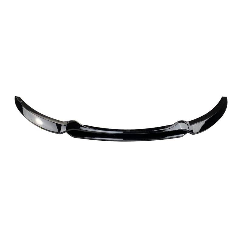 laiyonggr Auto-Frontstoßstangen-Lippenkinn-Spoiler-Splitter, kompatibel for BMW 1er E82 E88 2007 2008 2009 2010, glänzend schwarz/Kohlefaser-ABS-Kunststoff(Gloss Black) von laiyonggr