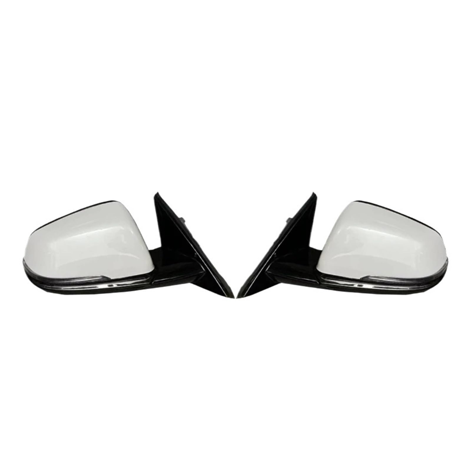 laiyonggr Auto Zubehör Seite Außerhalb Rückspiegel Montage Kompatibel for BMW X2 2020 2021 2022 2023 Auto Spiegel Heizung LED blinker Assy(Pair White) von laiyonggr