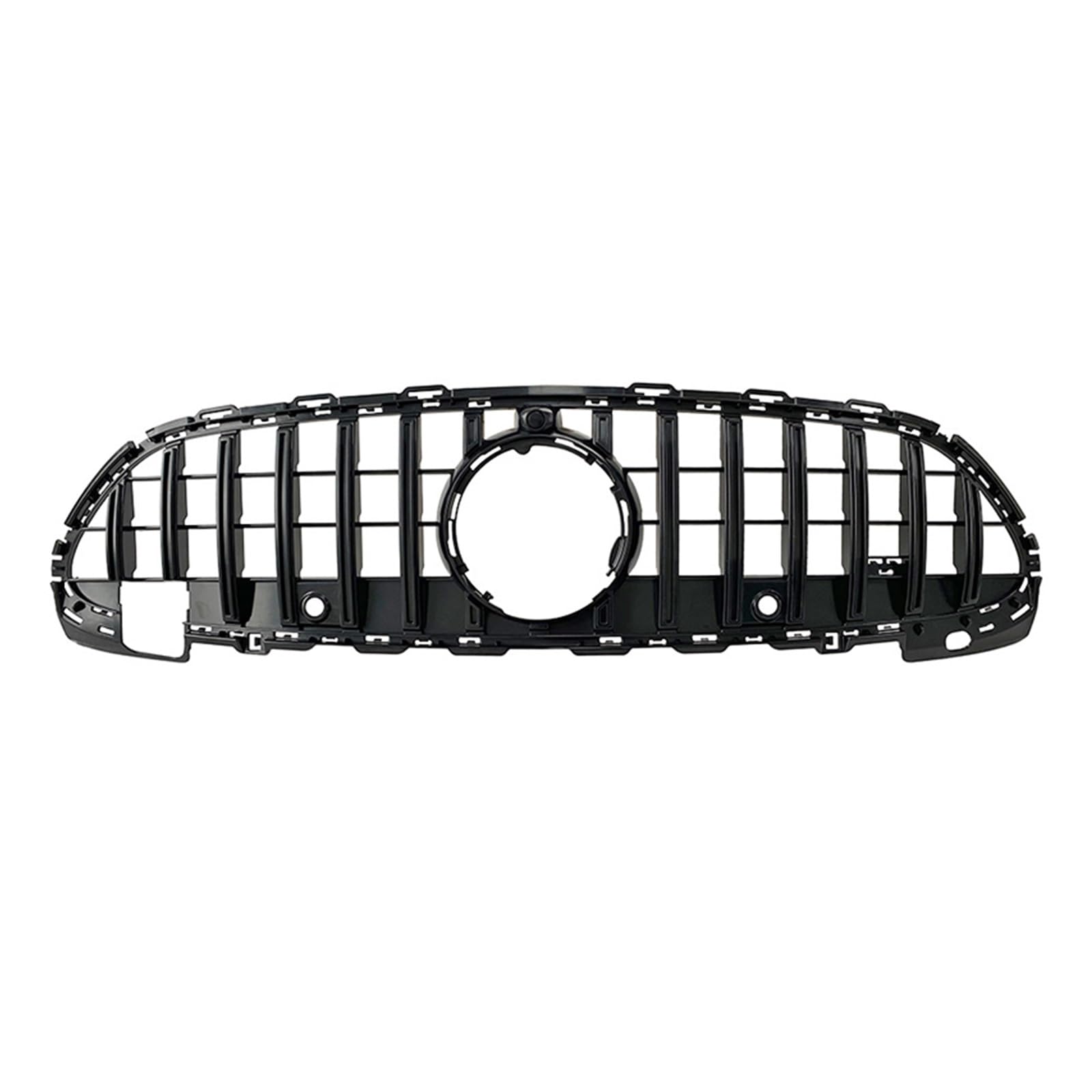 laiyonggr Frontgrill Grill Stoßstange GT-Stil kompatibel for Mercedes-Benz C-Klasse Klass W206 C220 C220dAMG Line Motor Lufteinlass Auto Refit Body Kit(Black1) von laiyonggr