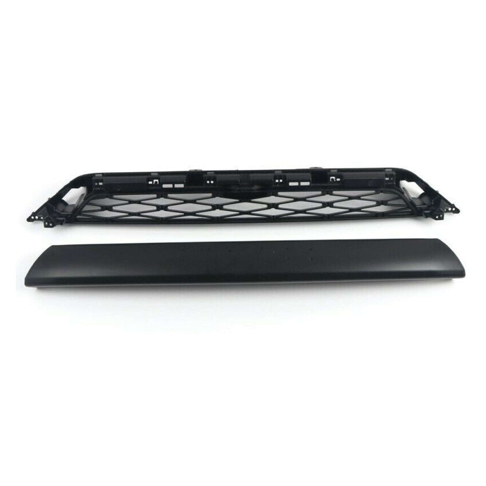 laiyonggr Frontgrill Stoßstangengrill kompatibel for Toyota 4Runner PRO 2020–2021 mit bernsteinfarbenem Licht von laiyonggr