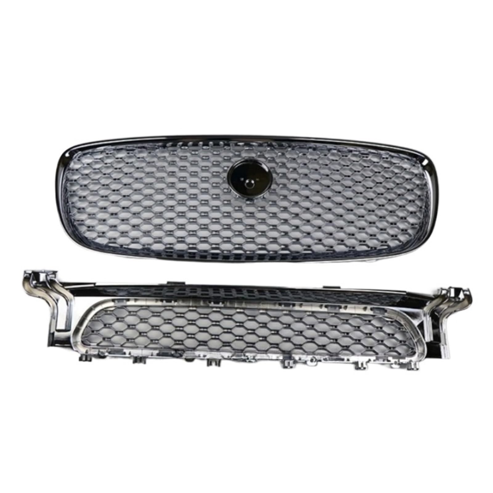 laiyonggr Frontstoßstangen-Kühlergrill, kompatibel mit Jaguar XJ, XJL, XF, XFL, XEL, F-PACE(XF 12-15 black1) von laiyonggr