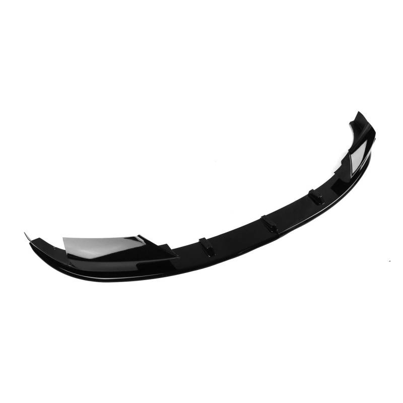 laiyonggr Frontstoßstangen-Spoiler-Lippensplitter, kompatibel for BMW 5er F10 M5 2012–2016, 4-teilige Führungsplatte, glänzend schwarz, Carbonfaser-Look(Glossy Black) von laiyonggr