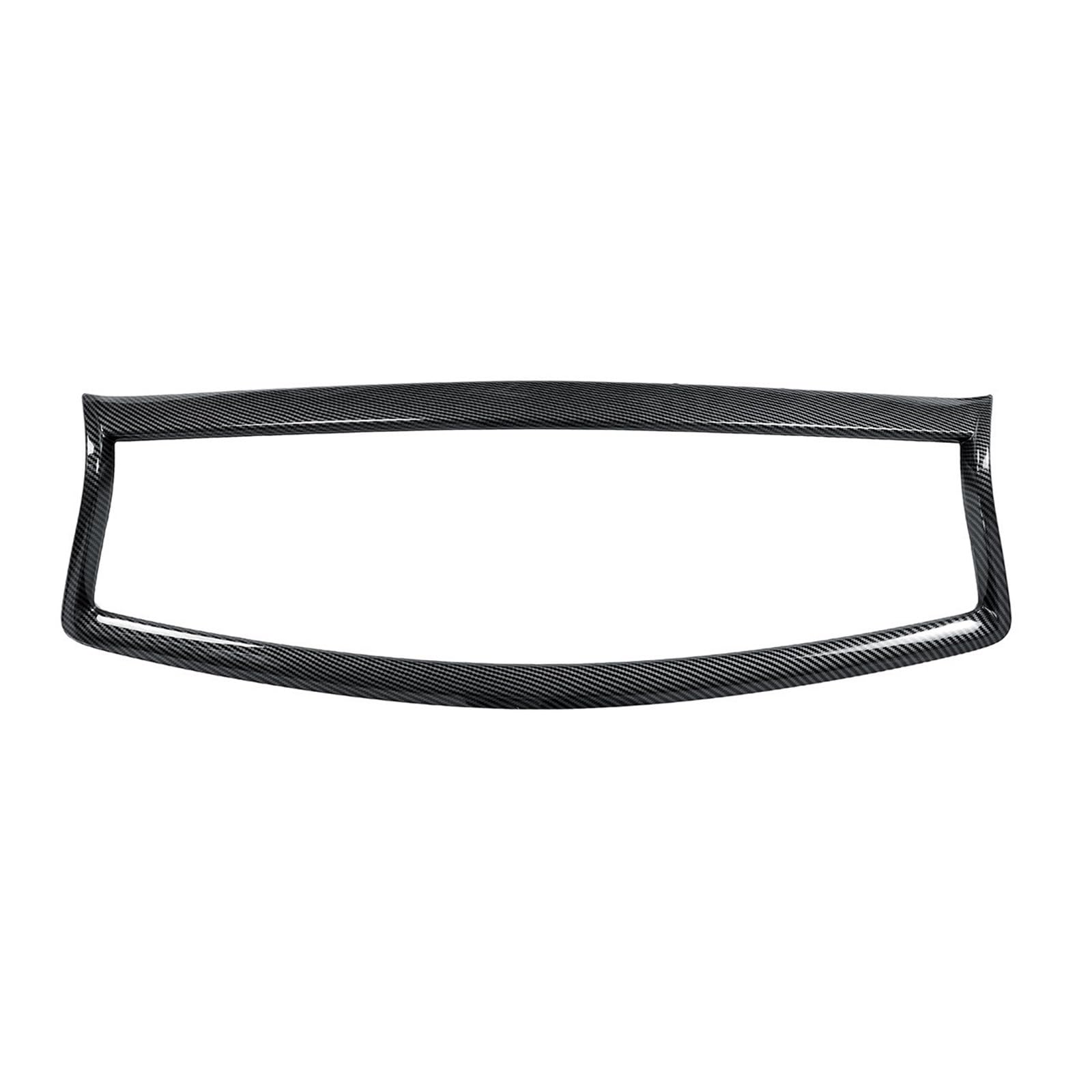 laiyonggr Glänzend schwarz/Carbonfaser-Look, Frontgrill-Zierleiste, Overlay-Abdeckung, zusätzlicher Frontstoßstangen-Grillrahmen, kompatibel for Infiniti Q50 Q50S 2014–2021(Carbon 14-17A) von laiyonggr