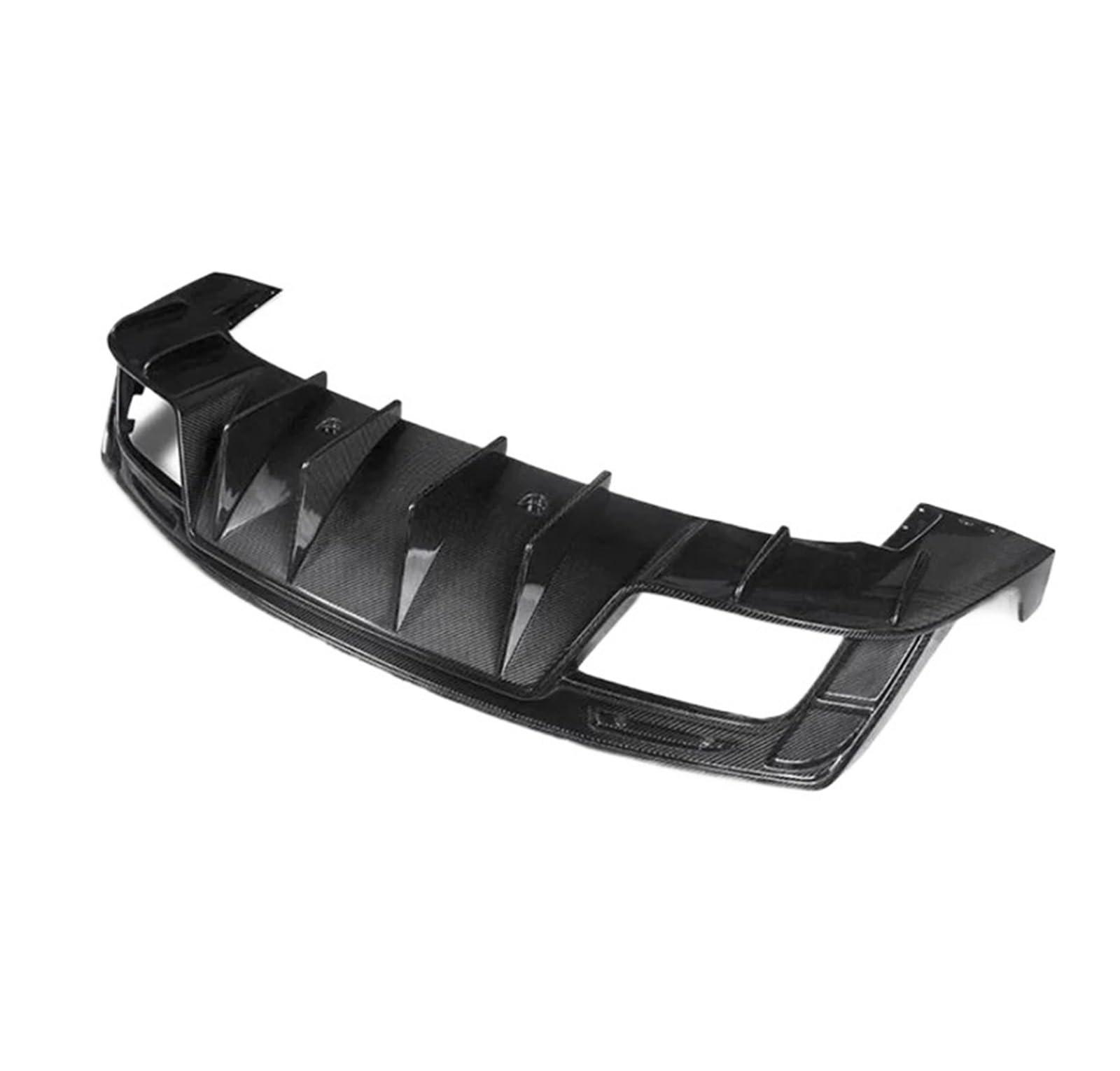 laiyonggr Heckdiffusorabdeckung aus echtem Carbonfaser for die Heckstoßstange, Kofferraumspoiler, Seitenschweller-Kit, kompatibel mit Camaro 2017–2020(Rear Diffuser) von laiyonggr