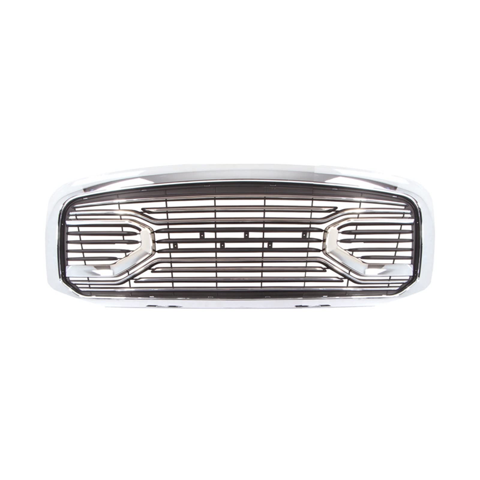 laiyonggr Kompatibel for Dodge RAM 1500 2006–2008, Kühlerverkleidung, Abdeckung, Racing-Grill, Haube, Netz-Frontgrill, obere Stoßstangengitter(Chrome No Lights1) von laiyonggr