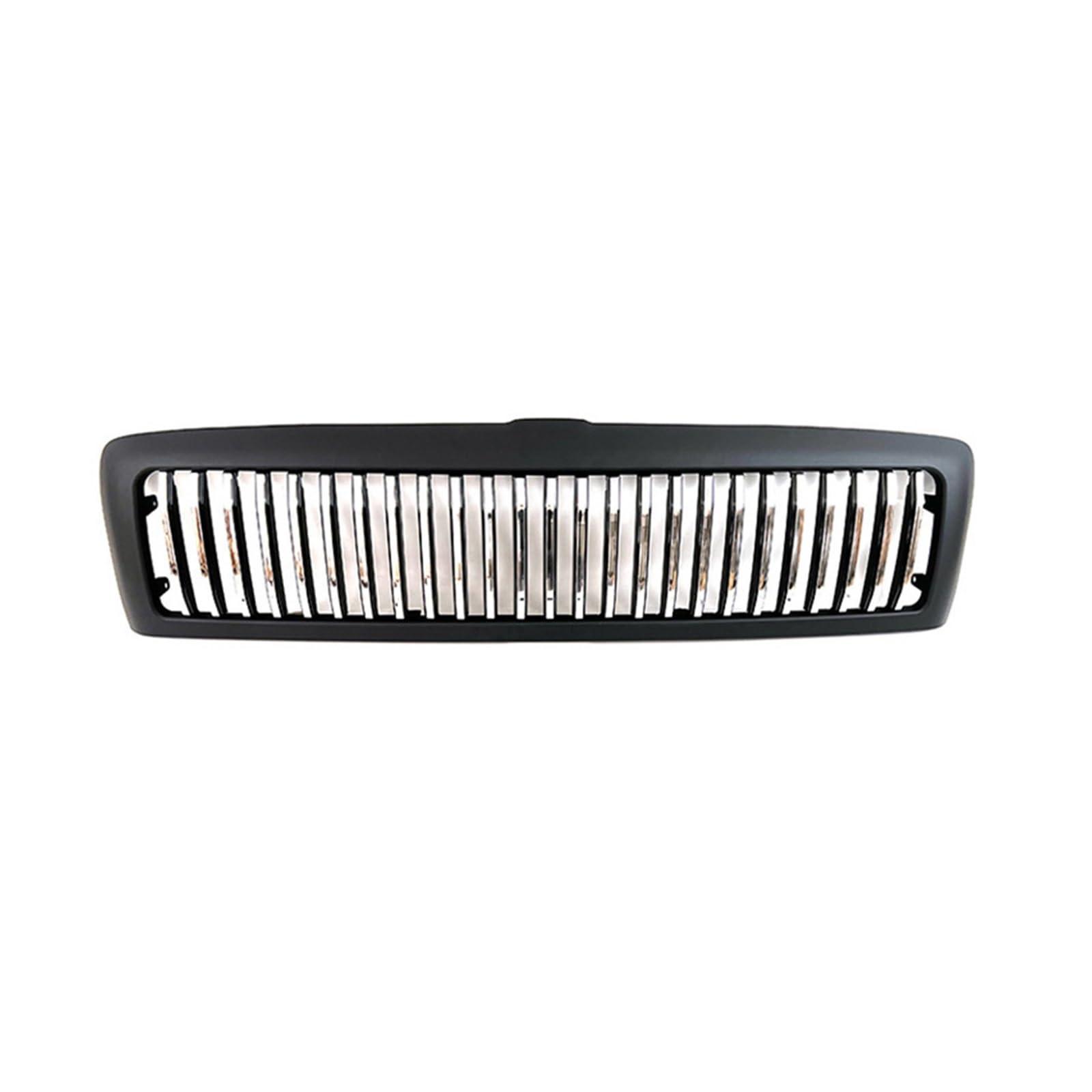 laiyonggr Kompatibel for Dodge Ram 1500 1994–2002. Kühlerverkleidungen, Abdeckung, Racing-Grill, Haube, Netz-Frontgrill, obere Stoßstangengitter(Chrome No Lights1) von laiyonggr