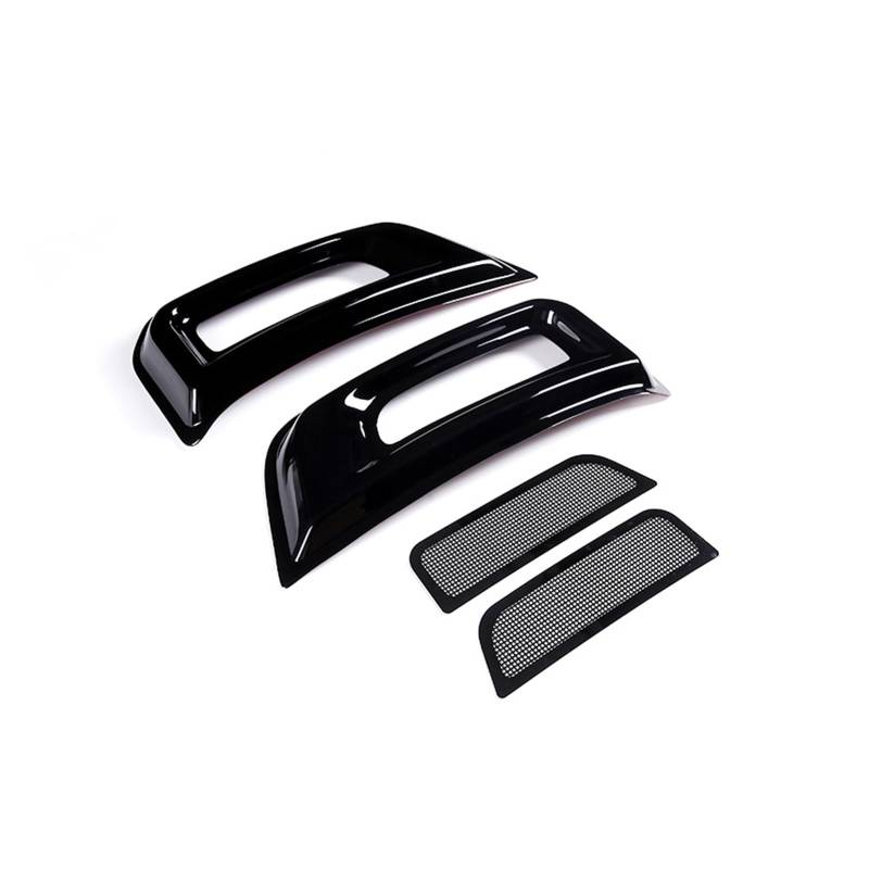 laiyonggr Kompatibel for Land Rover Defender Fender 20–23, Ansauggitter-Zierleiste, schwarzes Außen-Styling-Zier-Zubehör aus ABS von laiyonggr