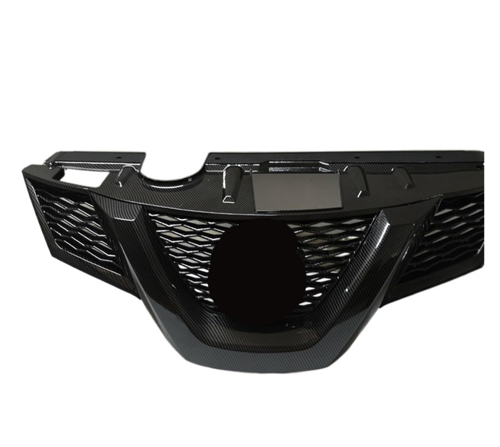 laiyonggr Kompatibel for Nissan X-Trail XTrail T32/Rogue 2014–2016, Kohlefaser-Korn-Frontstoßstangen-Grill von laiyonggr