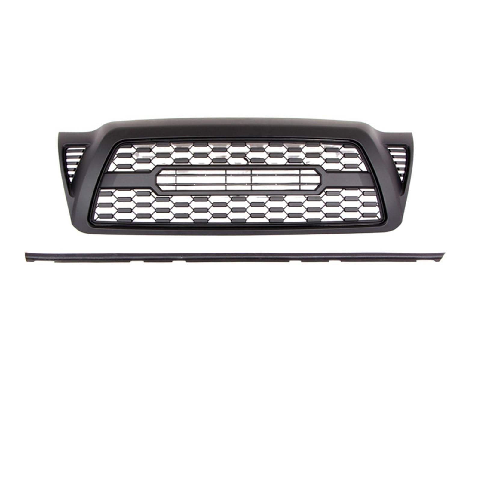 laiyonggr Kompatibel for Tacoma 2005–2011, Frontstoßstangengrill-Zierleisten, Abdeckung, Racing-Grills, Schwarz, kompatibler Mash-Grill mit 3 LED-Leuchten(Without Lights1) von laiyonggr