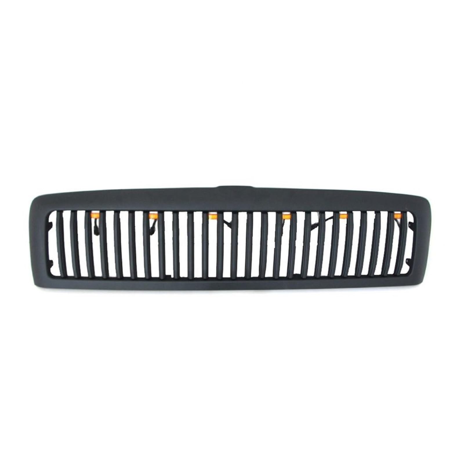 laiyonggr Modifiziert, kompatibel for Dodge Ram 1500 1994–2002, Kühlerverkleidung, Abdeckung, Racing-Grill, Haube, Netz-Frontgrill, obere Stoßstangengitter(Black with Lights) von laiyonggr