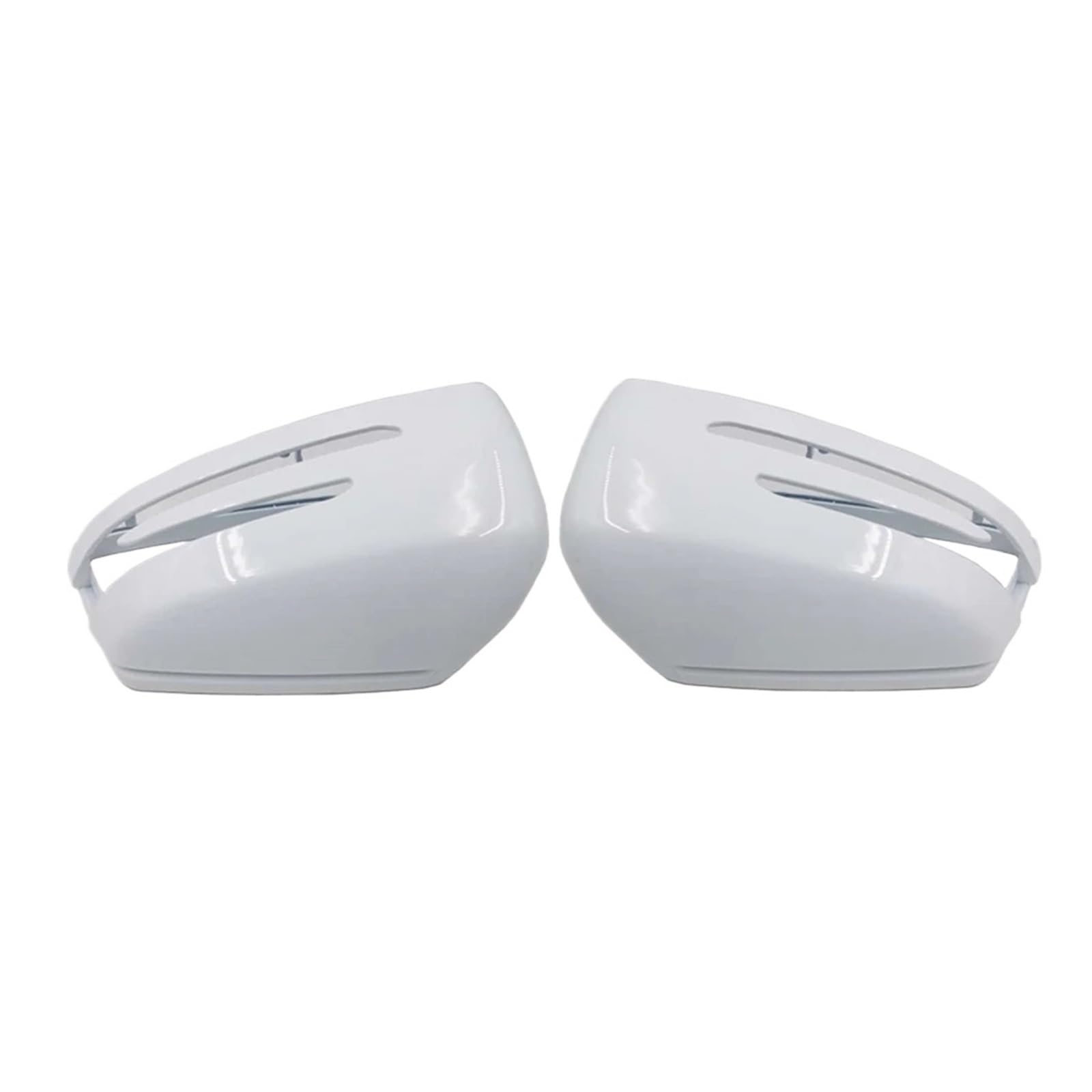 laiyonggr Rückspiegelabdeckung for die Seite, kompatibel mit Mercedes Benz E-Klasse W212 W204 2010 2011 2012 2013 2014 2015, ABS-Kohlefaser(White) von laiyonggr