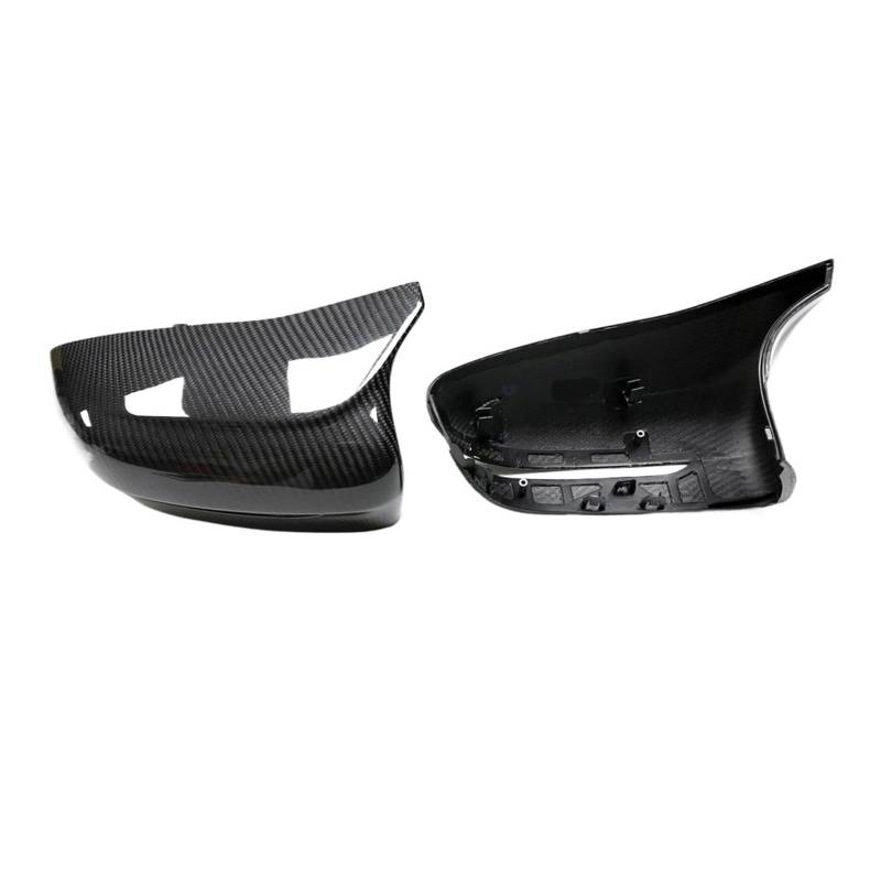 laiyonggr Rückspiegelabdeckung kompatibel for BMW M5 F90 M8 F91 F92 2019–2023 Seitenspiegelschalen aus echtem Karbon, zusätzlicher Rahmenschutz(Replacement RHD) von laiyonggr