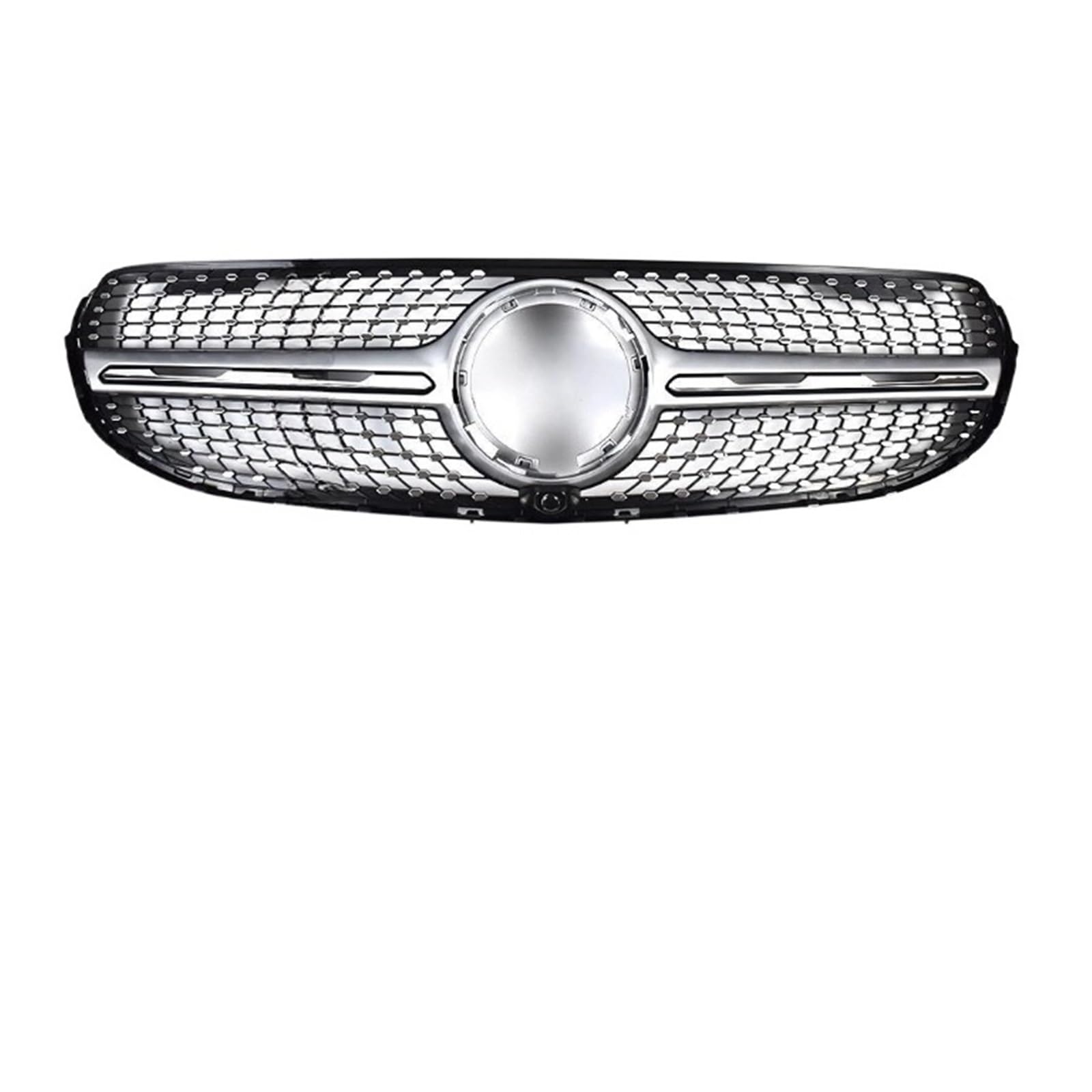 laiyonggr Vorderer Einlass-Stoßstangengrill, Haubengrill, GT-Diamant-Stil, kompatibel for Mercedes-Benz GLC C253 X253 Facelift 260 300 200 2019 2020 2021 2022(Diamond Silvery1) von laiyonggr