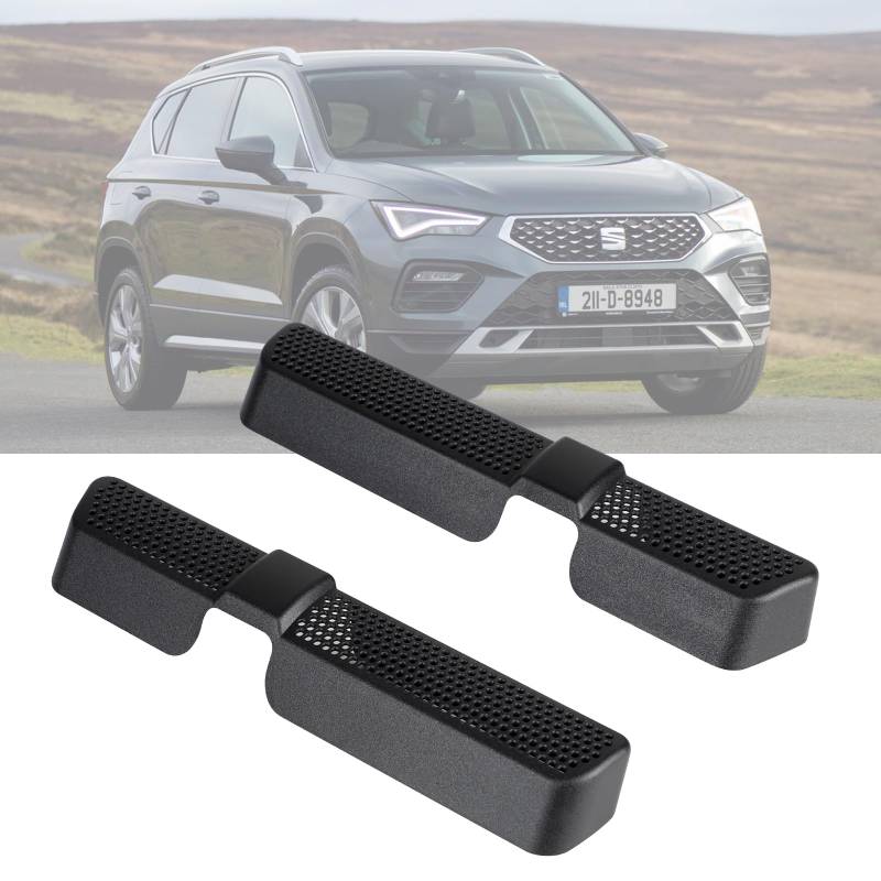 LALAGO Auto Air Vent Abdeckung Für Ateca, 2 Stück Rücksitz Klimaanlage Outlet Cover, Luftauslassschutz für die Klimaanlage unter dem Sitz von lalago