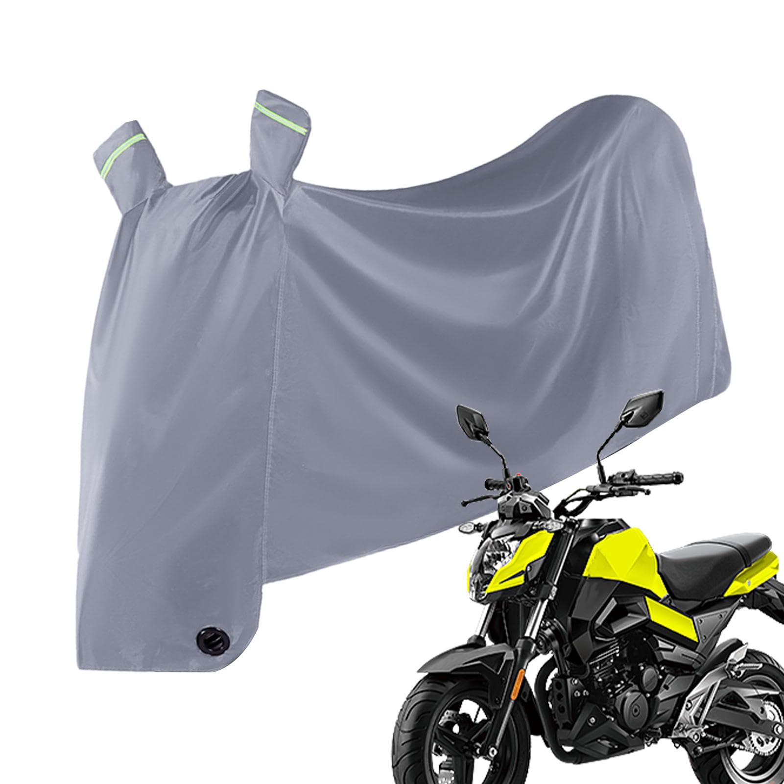 lanliflying Oxford Cloth Motorcycle Cover, Oxford Cloth Dustproof Protective Tarp, All Season Motorcycle Cover, Soft Scooter Rain Cover for Indoor Outdoor von lanliflying