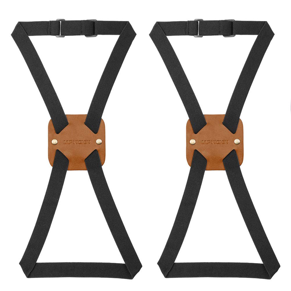 Tasche Bungee, Gepäck Bungee, Gepäck Straps Koffer Verstellbarer Gürtel EIN verstellbares und tragbares Reisekoffer Zubehör (2-Pack, Braun) von lapinchen