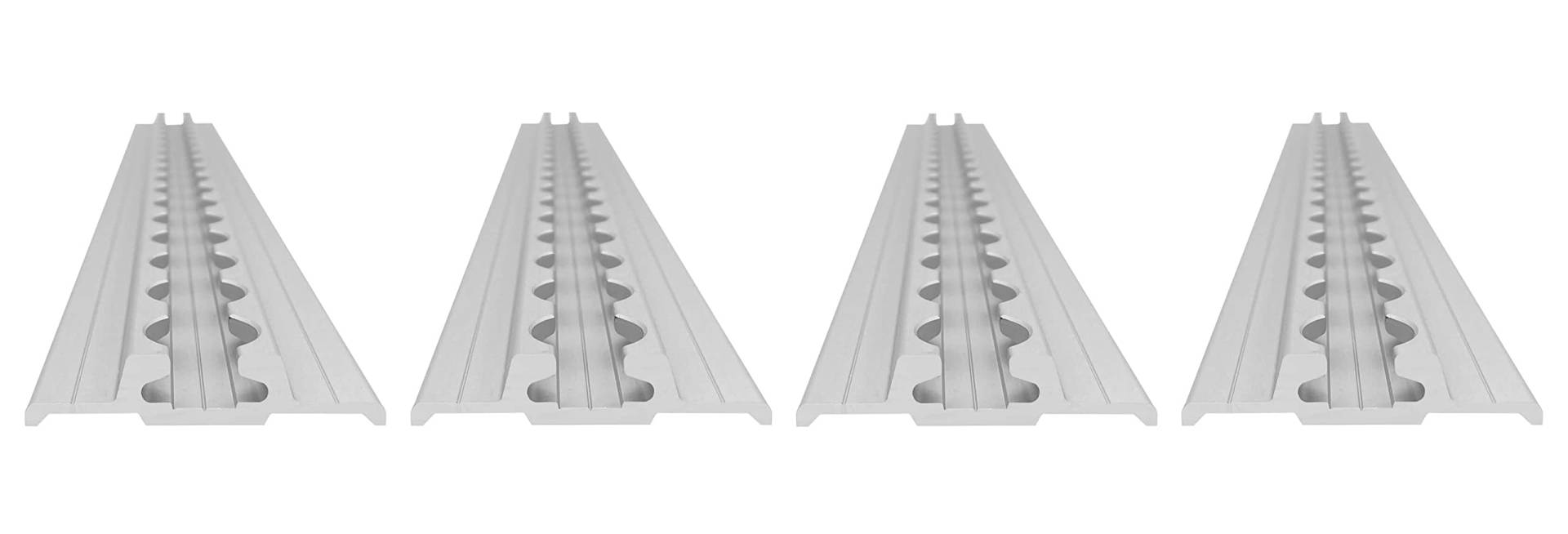 lasiprofi Airlineschiene Flügel unten: 60 x 12 mm, 500 mm, 1 STK. | Zurrschiene | 50 cm | kompatibel mit Fittingen | Silber eloxiert | für Transporter, Wohnwagen, Sprinter UVM. | Aluminium | 0,5 m von lasiprofi