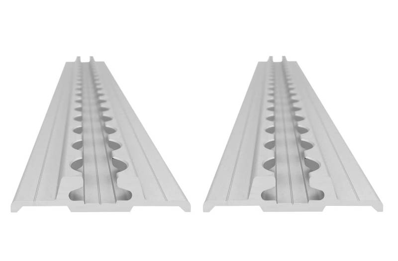 lasiprofi Airlineschiene Flügel unten: 60 x 12 mm, 1.500 mm, 1 STK. | Zurrschiene | 150 cm | kompatibel mit Fittingen | Silber eloxiert | für Transporter, Wohnwagen, Sprinter UVM. | Aluminium | 1,5 m von lasiprofi